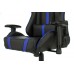 Кресло игровое Zombie A4 черный/синий эко.кожа с подголов. крестовина пластик
