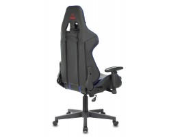 Кресло игровое Zombie A4 черный/синий эко.кожа с подголов. крестовина пластик-foto4