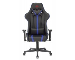 Кресло игровое Zombie A4 черный/синий эко.кожа с подголов. крестовина пластик-foto2