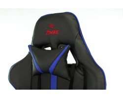 Кресло игровое Zombie A4 черный/синий эко.кожа с подголов. крестовина пластик-foto9