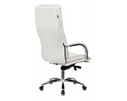 Кресло руководителя Бюрократ T-9927SL слоновая кость кожа крестовина металл хром-foto4