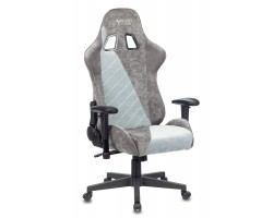 Кресло игровое Zombie VIKING X Fabric серо-голубой с подголов. крестовина пластик-foto13