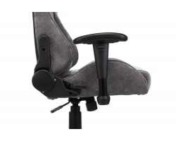 Кресло игровое Zombie VIKING X Fabric серо-голубой с подголов. крестовина пластик-foto11