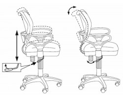 Кресло Бюрократ Ch-799AXSN черный TW-01 сиденье черный 26-28 сетка/ткань крестовина пластик-foto5