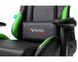 Кресло игровое Zombie VIKING 5 AERO черный/салатовый эко.кожа с подголов. крестовина пластик-foto9