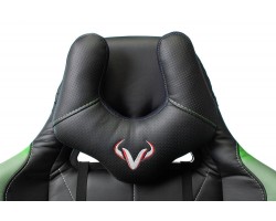 Кресло игровое Zombie VIKING 5 AERO черный/салатовый эко.кожа с подголов. крестовина пластик-foto7