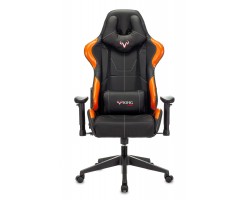 Кресло игровое Zombie VIKING 5 AERO черный/оранжевый эко.кожа с подголов. крестовина пластик-foto2
