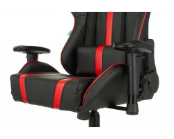 Кресло игровое Zombie A4 черный/красный эко.кожа с подголов. крестовина пластик-foto9