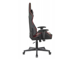 Кресло игровое Zombie A4 черный/красный эко.кожа с подголов. крестовина пластик-foto3