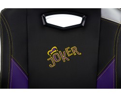 Кресло игровое Zombie HERO JOKER черный/фиолетовый эко.кожа с подголов. крестовина пластик-foto7
