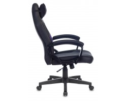 Кресло игровое Zombie HERO JOKER черный/фиолетовый эко.кожа с подголов. крестовина пластик-foto3