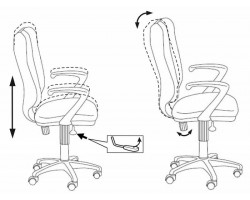 Кресло Бюрократ Ch-540AXSN-Low черный 26-28 низк.спин. крестовина пластик-foto6