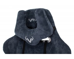Кресло игровое Zombie VIKING KNIGHT Fabric синий Light-27 с подголов. крестовина металл-foto10