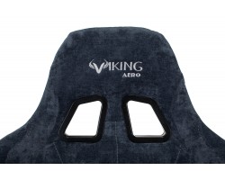Кресло игровое Zombie VIKING KNIGHT Fabric синий Light-27 с подголов. крестовина металл-foto13