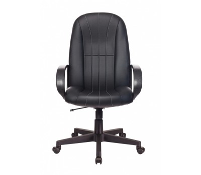 Кресло руководителя Бюрократ T-898AXSN черный Leather Black эко.кожа крестовина пластик