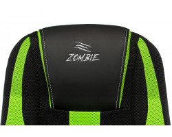 Кресло игровое Zombie 9 черный/салатовый текстиль/эко.кожа крестовина пластик-foto7
