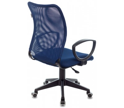 Кресло Бюрократ CH-599AXSN темно-синий TW-05N сиденье темно-синий TW-10N крестовина пластик
