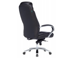 Кресло руководителя Бюрократ T-9923SL черный кожа крестовина металл хром-foto5