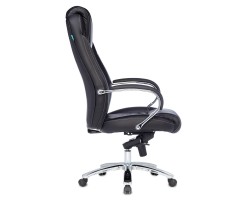 Кресло руководителя Бюрократ T-9923SL черный кожа крестовина металл хром-foto4