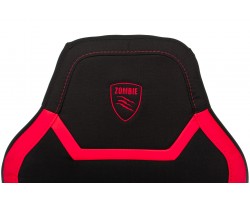 Кресло игровое Zombie 10 черный/красный текстиль/эко.кожа крестовина пластик-foto5