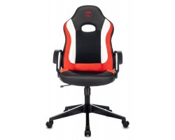 Кресло игровое Zombie 11 черный/красный текстиль/эко.кожа крестовина пластик-foto2