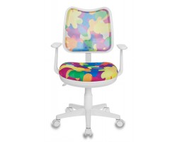 Кресло детское Бюрократ CH-W797 мультиколор Abstract сетка/ткань крестовина пластик пластик белый-foto3