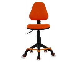 Кресло детское Бюрократ KD-4-F оранжевый TW-96-1 крестовина пластик подст.для ног-foto2