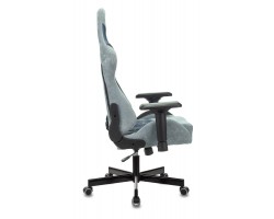 Кресло игровое Zombie VIKING 7 KNIGHT Fabric голубой текстиль/эко.кожа с подголов. крестовина металл-foto14