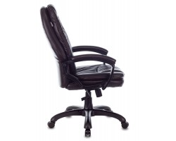 Кресло руководителя Бюрократ CH-868N темно-коричневый NE-15 эко.кожа крестовина пластик-foto3