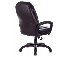 Кресло руководителя Бюрократ CH-868N темно-коричневый NE-15 эко.кожа крестовина пластик-foto4