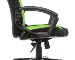 Кресло игровое Zombie VIKING-9 черный/салатовый текстиль/эко.кожа крестовина пластик-foto5