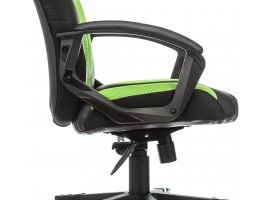 Кресло игровое Zombie VIKING-9 черный/салатовый текстиль/эко.кожа крестовина пластик-foto5