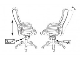 Кресло игровое Zombie VIKING-9 черный/салатовый текстиль/эко.кожа крестовина пластик-foto8