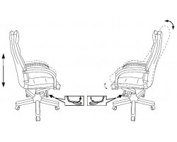 Кресло руководителя Бюрократ T-9927WALNUT горчичный кожа крестовина металл/дерево-foto11