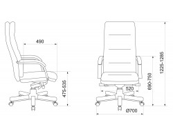 Кресло руководителя Бюрократ T-9927WALNUT горчичный кожа крестовина металл/дерево-foto12