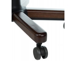 Кресло руководителя Бюрократ T-9927WALNUT горчичный кожа крестовина металл/дерево-foto10