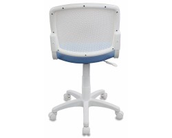 Кресло детское Бюрократ CH-W296NX белый TW-15 сиденье голубой 26-24 сетка/ткань крестовина пластик пластик белый-foto4