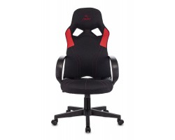 Кресло игровое Zombie RUNNER черный/красный текстиль/эко.кожа крестовина пластик-foto2