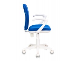 Кресло детское Бюрократ KD-W10AXSN синий 26-21 крестовина пластик пластик белый-foto3