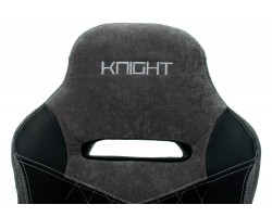 Кресло игровое Zombie VIKING 6 KNIGHT Fabric серый/черный с подголов. крестовина металл-foto10