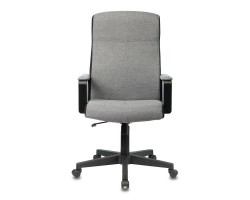 Кресло руководителя Бюрократ DOMINUS серый 10-128 крестовина пластик-foto2