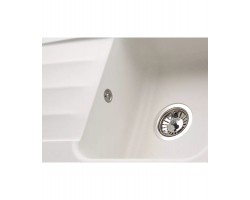 Кухонная мойка LIRA 1B1D WHITE KUPPERSBERG-foto3