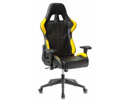 Кресло игровое Zombie VIKING 5 AERO черный/желтый эко.кожа с подголов. крестовина пластик-foto12