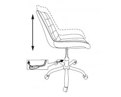 Кресло Бюрократ CH-350SL светло-бежевый текстиль/эко.кожа крестовина металл хром-foto5
