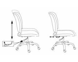 Кресло Бюрократ CH-322SXN черный 26-28 крестовина металл хром-foto6