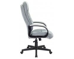 Кресло руководителя Бюрократ CH-824 серо-голубой Light-28 крестовина пластик-foto3