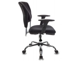 Кресло Бюрократ CH-323AXSN черный 26-28 крестовина металл хром-foto3