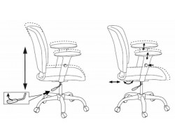 Кресло Бюрократ CH-323AXSN черный 26-28 крестовина металл хром-foto5