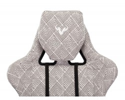 Кресло игровое Zombie VIKING LOFT серый Loft ромбик с подголов. крестовина металл-foto7