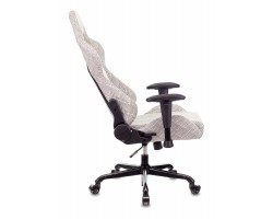 Кресло игровое Zombie VIKING LOFT серый Loft ромбик с подголов. крестовина металл-foto16